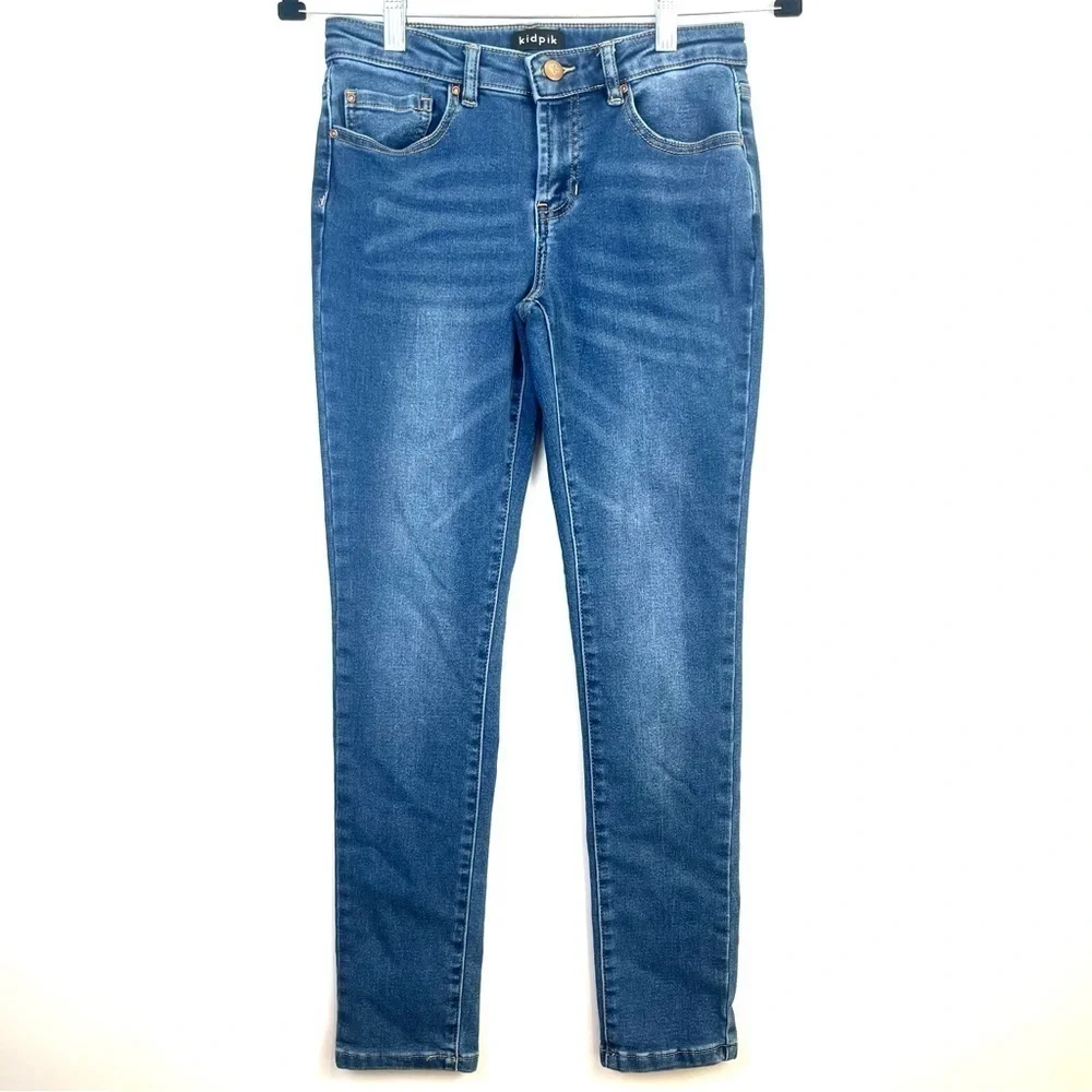 Kidpik Blue Denim Slim-Fit Jeans